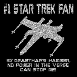 (image for) Number One Trek Fan T-Shirt - Click Image to Close